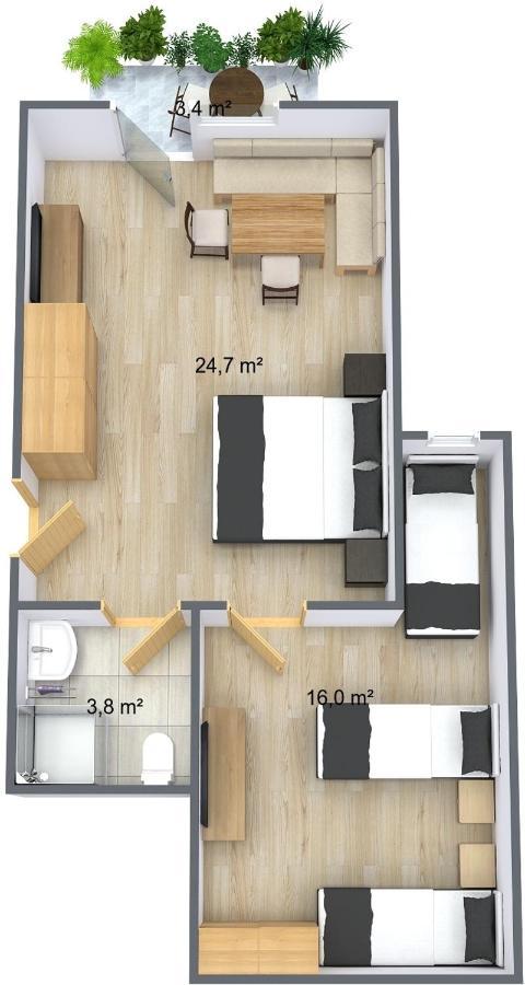 Pension Posthansl Хайтерванг Экстерьер фото